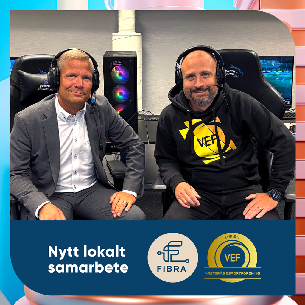 Lokalt samarbete mellan fibra och västerås esportförening